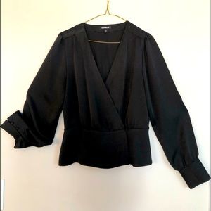 Black express blouse. Light weight.